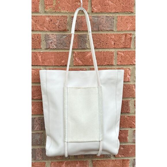 Rag‎ & Bone Passport Leather Large Tote Cream - Picture 2 of 8